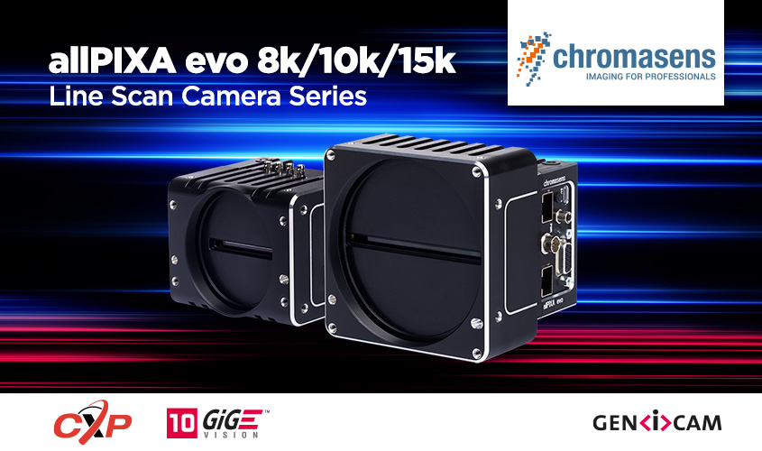 allPIXA evo Line Scan Camera Series available with short lead times